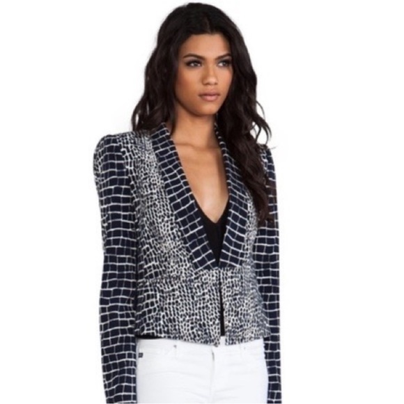 BCBG Maxazria Leeam Patterned Blazer - Picture 4 of 7